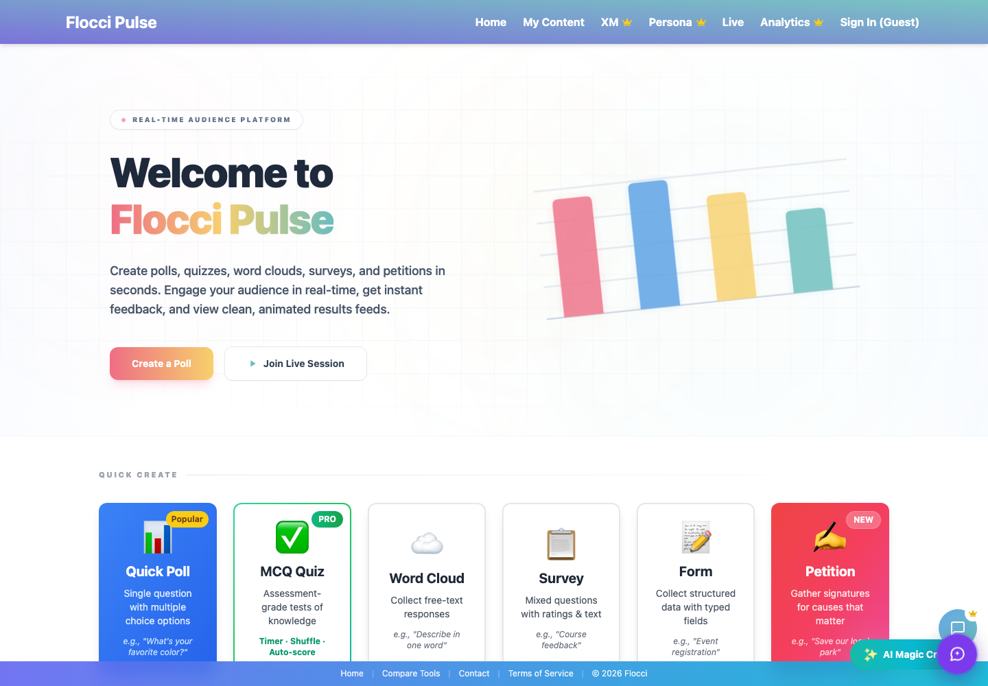 Flocci Pulse public product preview